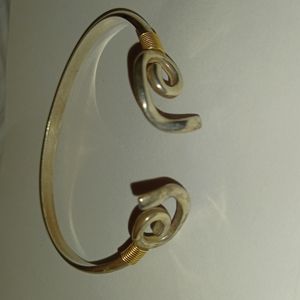 Sterling silver cuff